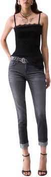 Liu Jo White Slim Fit jeans met lyocell-aandeel model 'MONROE' - Foto 4