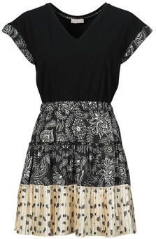 Liu Jo Korte Jacquard Jurk Bloemendetails Multicolor Dames