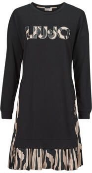 Liu Jo White Oversized sweatjurk met plissévouwen