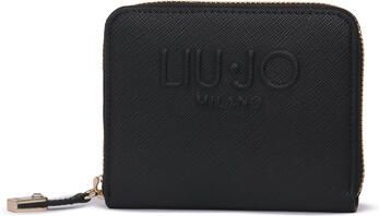 Liu Jo Zwarte Effen Ritsportemonnee Black Dames