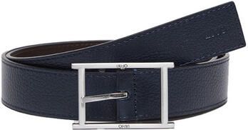 Liu Jo Omkeerbare leren riem Blue Heren