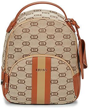 Liu Jo Jacquard rugzak met verstelbare bandjes Beige Dames - Foto 15