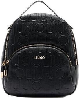 Liu Jo White Rugzak met label- en structuurmotief