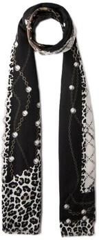 Liu Jo Sjaal ECS STOLA PEARLS ANIMAL 70X180 2F5081 T0300