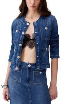 Liu Jo White Jeansjack met ronde hals - Foto 3