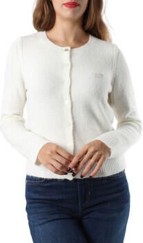 Liu Jo Witte wol en alpaca vest White Dames