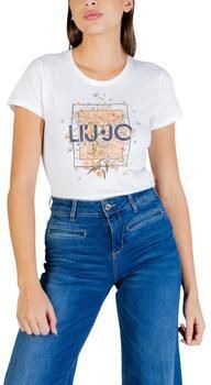 LIU JO Dames Tops & T-shirts Ecs T-shirt Moda M c Wit - Foto 7