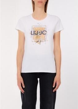 LIU JO Dames Tops & T-shirts Ecs T-shirt Moda M c Wit - Foto 8