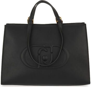 Liu Jo Zwarte Faux Leren Tote Tas Black Dames