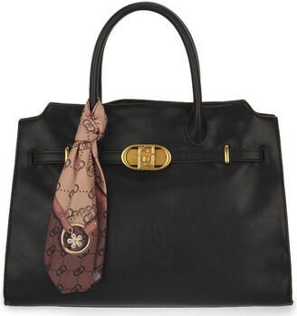 Liu Jo Zwarte tassen met goudkleurig logo Black Dames