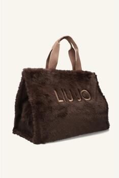 Liu Jo shopper van imitatiebont donkerbruin - Foto 4