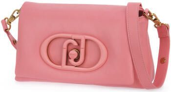 Liu Jo Gewatteerde schoudertas van imitatieleer met metalen letters Pink Dames
