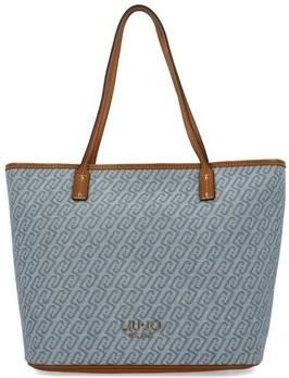 Liu Jo White Tote Bag in denim-look model 'Evrim' - Foto 4