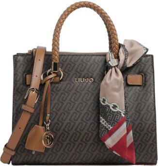 Liu Jo White Handtas met labelapplicatie in all-over look - Foto 5