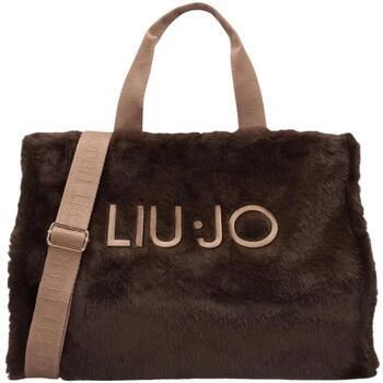 Liu Jo shopper van imitatiebont donkerbruin - Foto 4