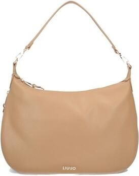 Liu Jo Elegante Bruin Leren Handtas met Gouden Details Brown Dames