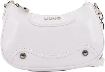 Liu Jo Witte Imitatieleren Schoudertas met Kettingriem White Dames