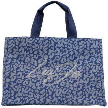Liu Jo denim shopper met panterprint bruin - Foto 3