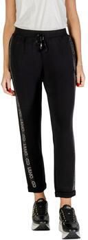LIU JO SPORT Sweatpants met galonstrepen en siersteentjes