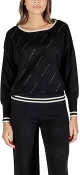 LIU JO SPORT Gebreide pullover met strass-steentjes