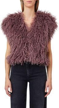 Liu Jo White Kort bodywarmer van imitatiebont model 'GILET' - Foto 1
