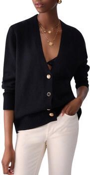 Liu Jo White relaxed fit cardigan van pure wol model 'Maglia Aperta' - Foto 4