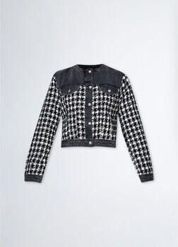 Liu Jo Grijze Denim Boucle Jassen Gray Dames