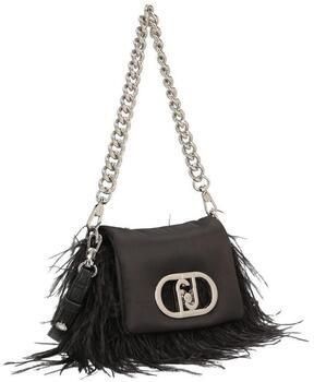 Liu Jo Zwarte Foldover Ketting-Link Schoudertas Black Dames - Foto 6