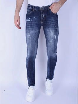 Local Fanatic Skinny Jeans Denim Blue Stone Washed Jeans