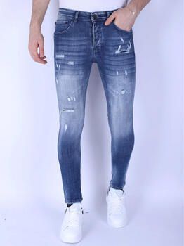 Local Fanatic Skinny Jeans Denim Jeans Gebleekte Wassing