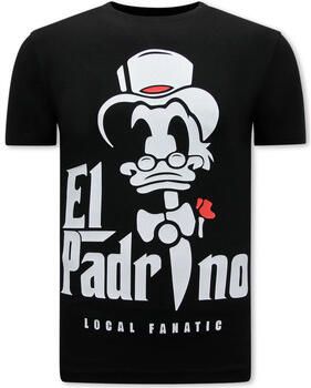 Local Fanatic T-shirt Korte Mouw EL Padrino Print