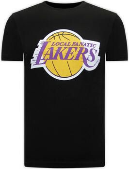 Local Fanatic T-shirt Korte Mouw Lakers Print