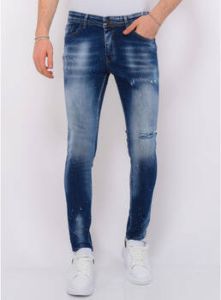 Local Fanatic Skinny Jeans Blue Stone Washed Jeans