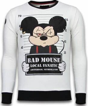 Local Fanatic Sweater Bad Mouse Rhinestone