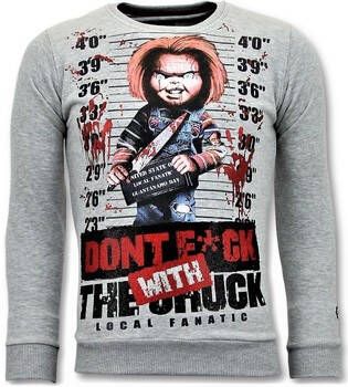 Local Fanatic Sweater Bloody Chucky Angry Print