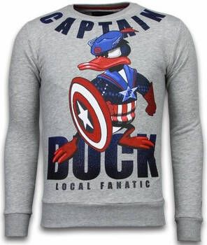 Local Fanatic Sweater Captain Duck Rhinestone
