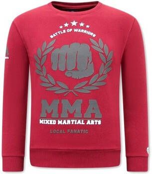 Local Fanatic Sweater Print MMA Fighter