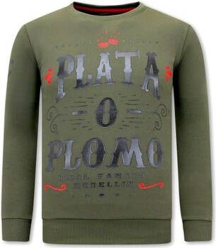 Local Fanatic Sweater Print PLATA O PLOMO