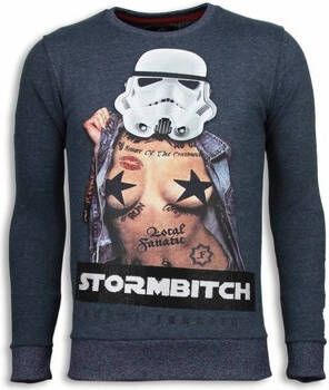 Local Fanatic Sweater Stormbitch Rhinestone
