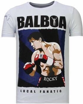 Local Fanatic T-shirt Korte Mouw Balboa Rhinestone