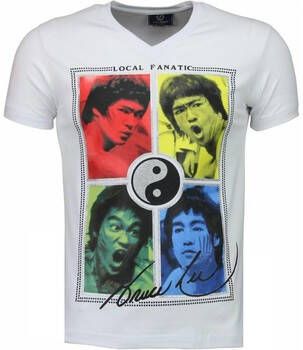 Local Fanatic T-shirt Korte Mouw Bruce Lee Ying Yang