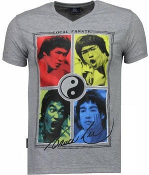 Local Fanatic T-shirt Korte Mouw Bruce Lee Ying Yang