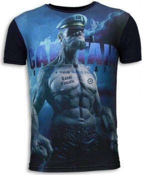 Local Fanatic T-shirt Korte Mouw Captain Sailor Man Digital