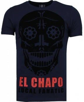 Local Fanatic T-shirt Korte Mouw El Chapo Flockprint