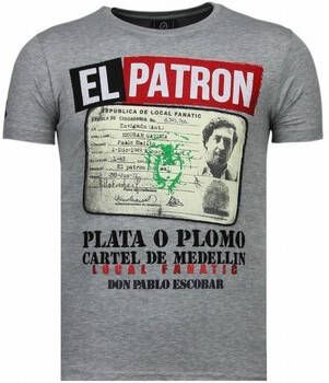 Local Fanatic T-shirt Korte Mouw El Patron Narcos Billionaire