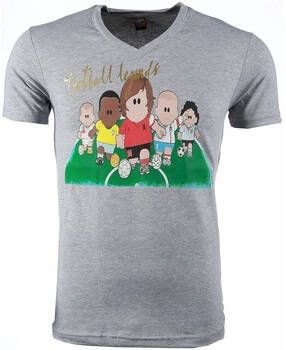 Local Fanatic T-shirt Korte Mouw Football Legends Print