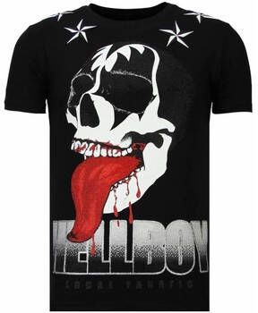 Local Fanatic T-shirt Korte Mouw Hellboy Rhinestone