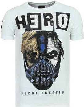 Local Fanatic T-shirt Korte Mouw Hero Mask Luxe W