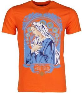 Local Fanatic T-shirt Korte Mouw Holy Mary Oranje