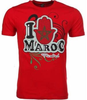 Local Fanatic T-shirt Korte Mouw I Love Maroc